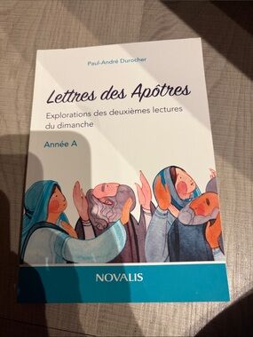 Lettres des Apôtres - Year A Religious Study Book (White & Teal)